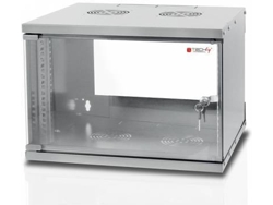 Armario Rack TECHLY I-CASE EL-1006G32 50 kg 6U Gris