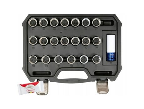 Juego de llaves de vaso YATO YT-060306 1/2" 21 Piezas