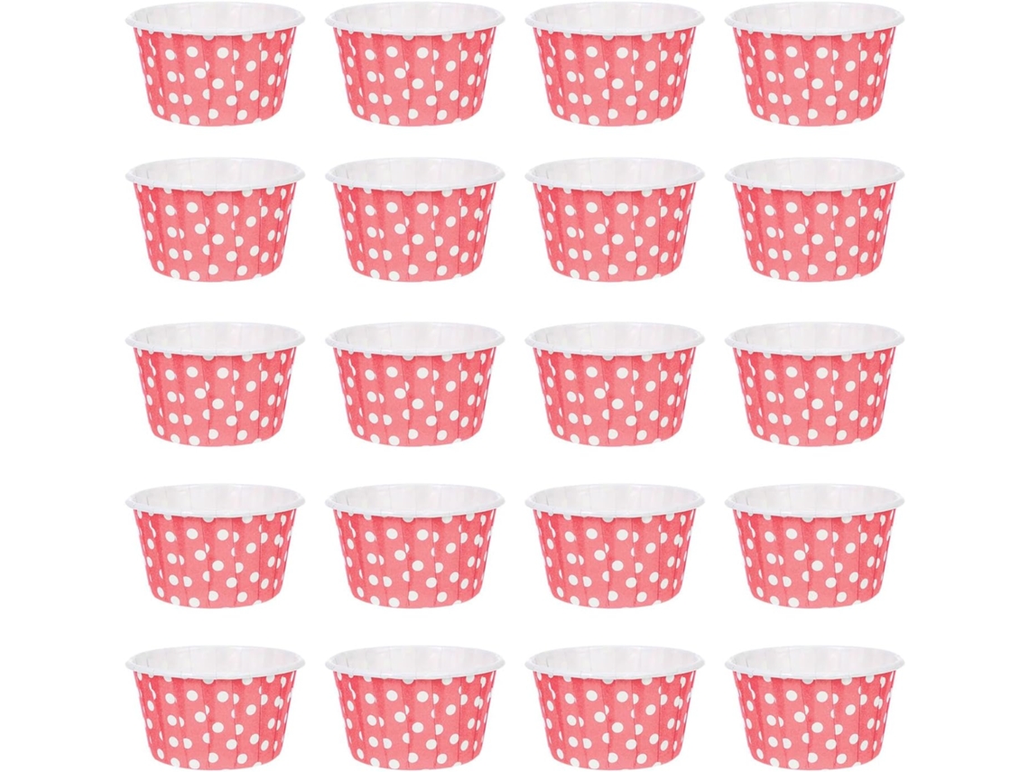 Pastel, Té, Postre, Papel, Fiesta, 100 Moldes De Papel Para Muffins Con Borde Enrollado