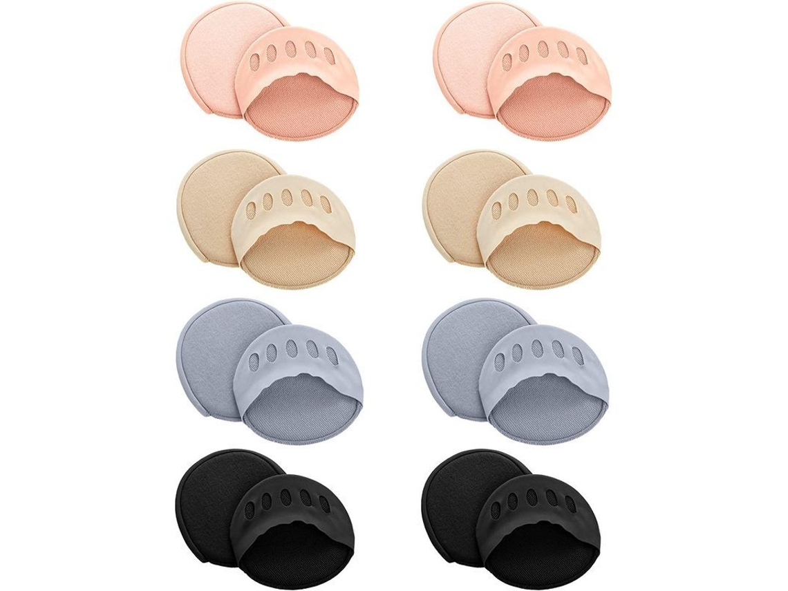 8 Pares De Almohadillas Plantares Textiles De Panal Para Mujer, Almohadillas Metatarsianas Para Los Pies.