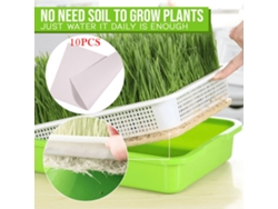 Bandeja Hidropónica De Doble Capa Para Plántulas, Ideal Para Jardinería Y Viveros, Con Papel.