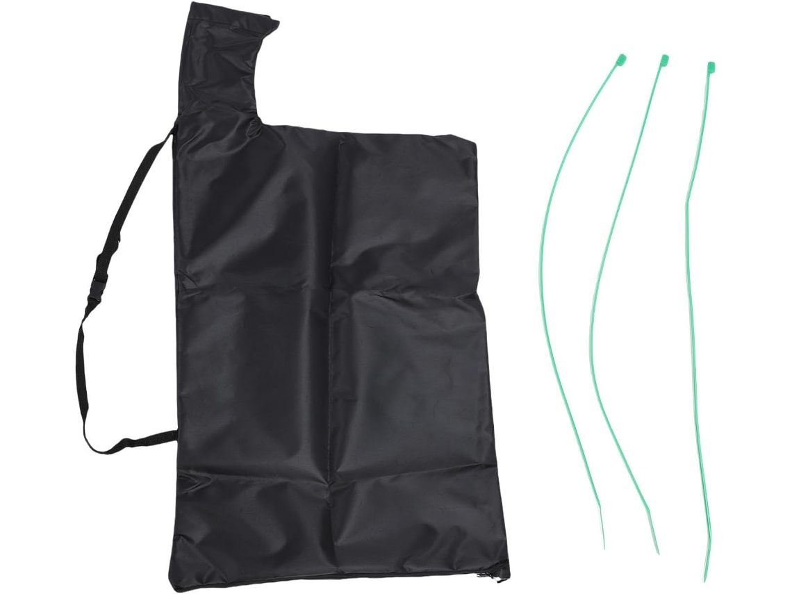 Bolsa De Descarga Vacía Para Soplador De Hojas Con Cremallera Inferior, Portátil, De Tela Oxford.