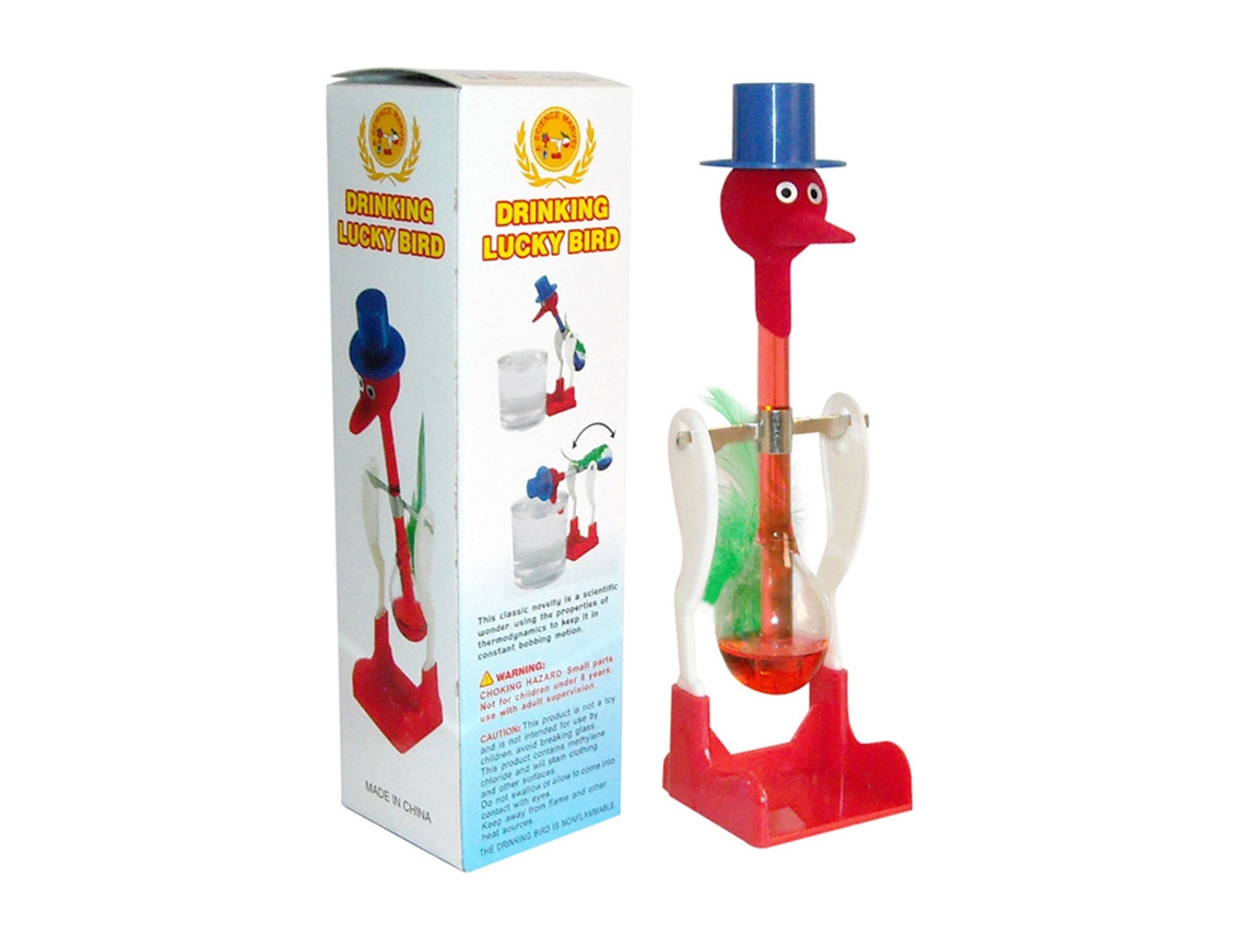 Ats-pájaro Bebedor De Vidrio Sin Parar Pato Divertido Juguete Para Escritorio Bebiendo Agua
