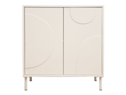 Aparador Holea con 2 puertas de MDF 75x70x34cm Beige [EN.CASA]