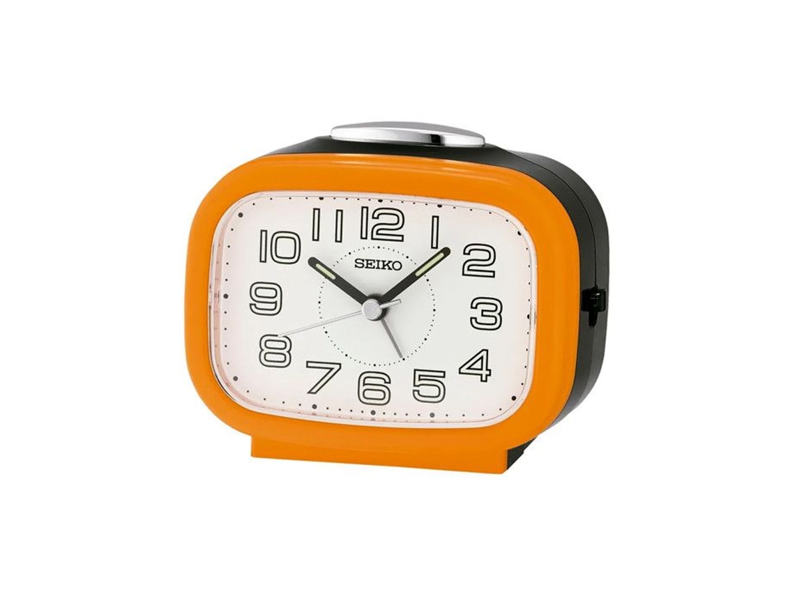 Reloj despertador Seiko Clocks Reloj despertador Seiko Naranja Material Color Naranja Naranja Relojes Seiko