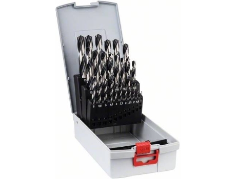 Brocas para Metal BOSCH Hss Pointteq Probox - 25 Unidades - 1- 13 mm