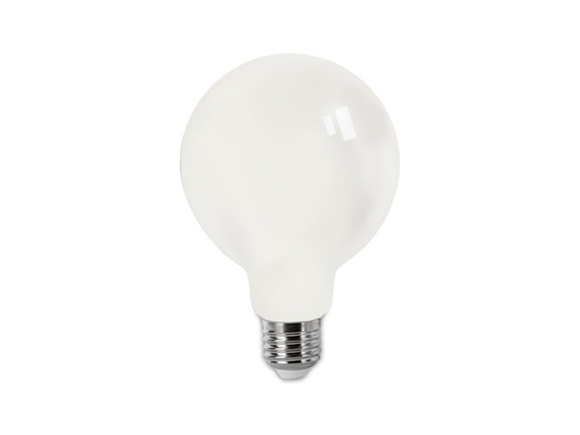 Bombilla LED de filamento mate E27 G80 4 W Ópalo