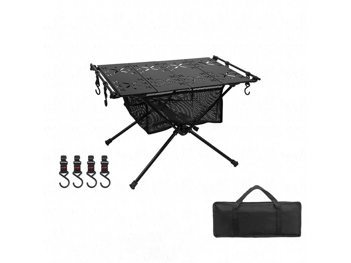 Mesa Plegable Portátil De Aluminio Igt Multifunción Ultraligera Para Camping, Barbacoa, Picnic Y Senderismo Con Bolsa De Transporte.