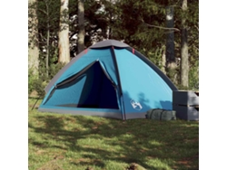 Tienda De Campaña Iglú Para 4 Personas Impermeable Azul