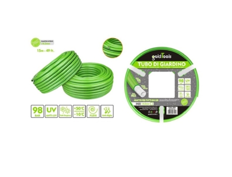 Manguera de Jardín Pvc Verde Bomba de Agua 15 M 49Ft Ø 6.5Mm 57512 KAELA