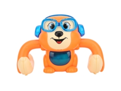 Ats-juguete Mono Control De Voz 360 Grados Rodante Juguete Eléctrico Infantil Con Efectos De Sonido Naranja