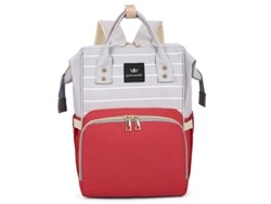 Mochila De Maternidad Czhhmart Moderna Y Versátil Para Paseos Vermelho