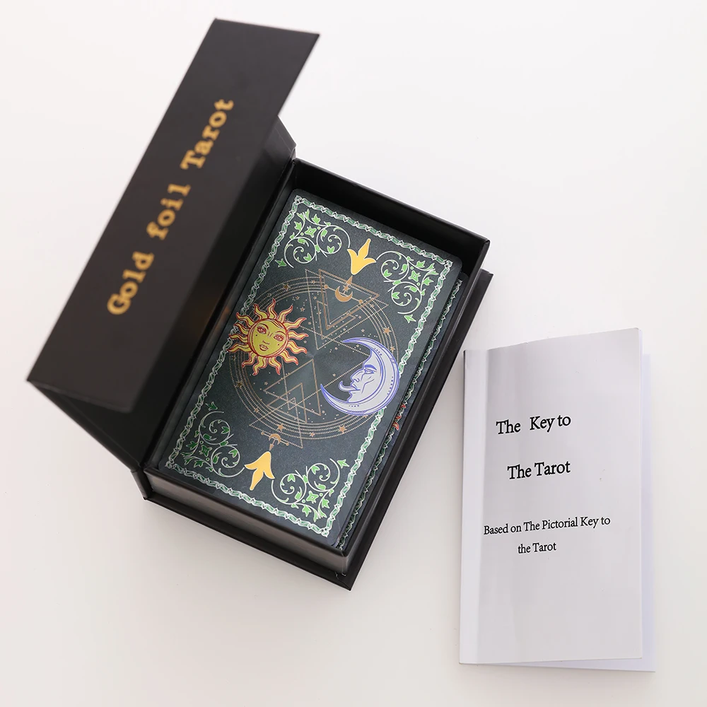 Juego De Cartas De Tarot, Juego De Mesa, 12*7 Cm, Regalo De Alta Gama Resistente Al Agua