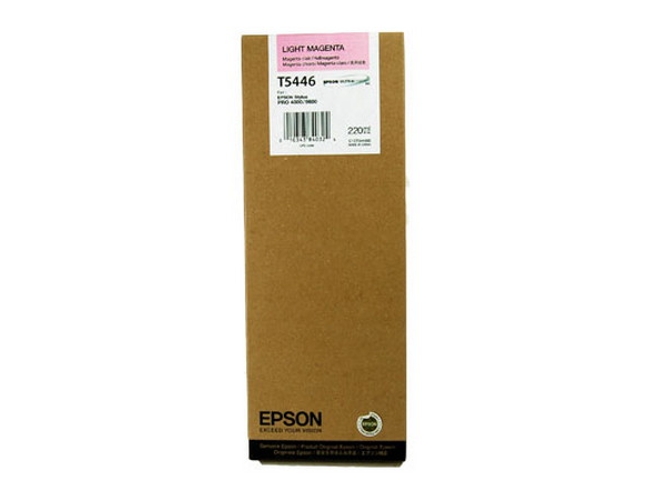 Cartucho de tinta original EPSON, T5446 220 ml , Magenta claro, C13T544600