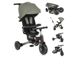 Triciclo Evolutivo Byox Flexton 6 En 1 Con Asiento Giratorio Y Control Parental - Green