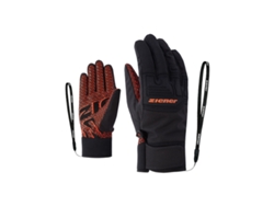 Guantes para Esquí ZIENER (Unisex - Naranja - Talla 10)