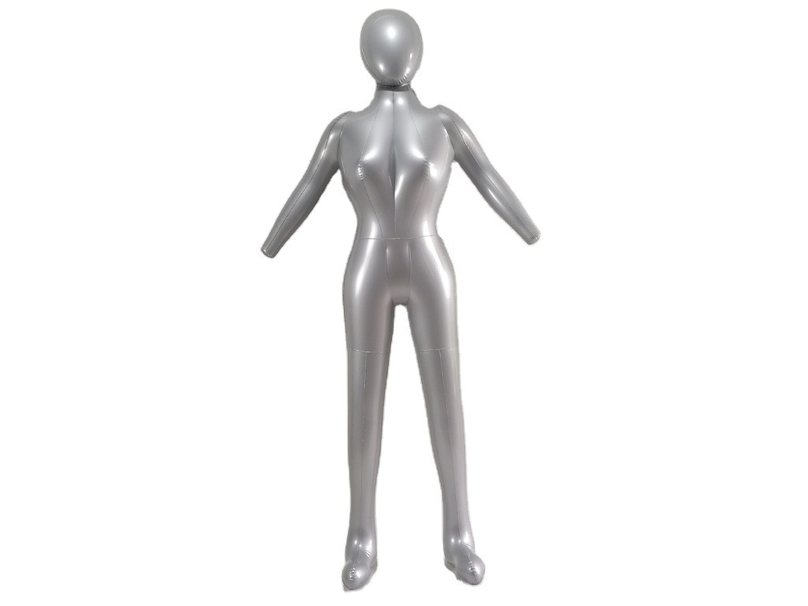 JILLIOPER Maniquí Inflable de PVC para Fotos Ropa Pantalones Modelo Hombre y Mujer
