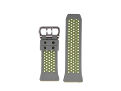 Correa De Repuesto De Silicona Inteligente Para Muñeca Para Fitbit Charge 2 Gris Oscuro Verde