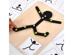 Rompecabezas, juegos de asociación, ejercicios de articulación, juegos con figuras de madera, herramientas didácticas, juguetes Mdug