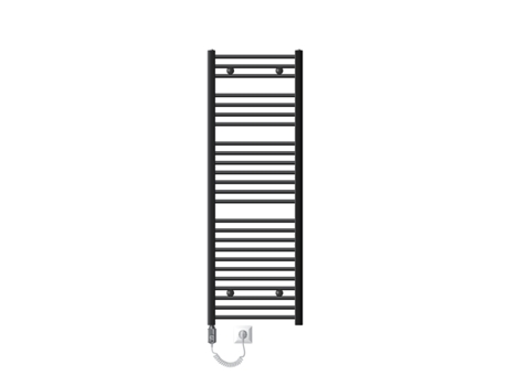 Radiador eléctrico de baño con varilla calefactora 1200W 500x1500 mm antracita LUXEBATH