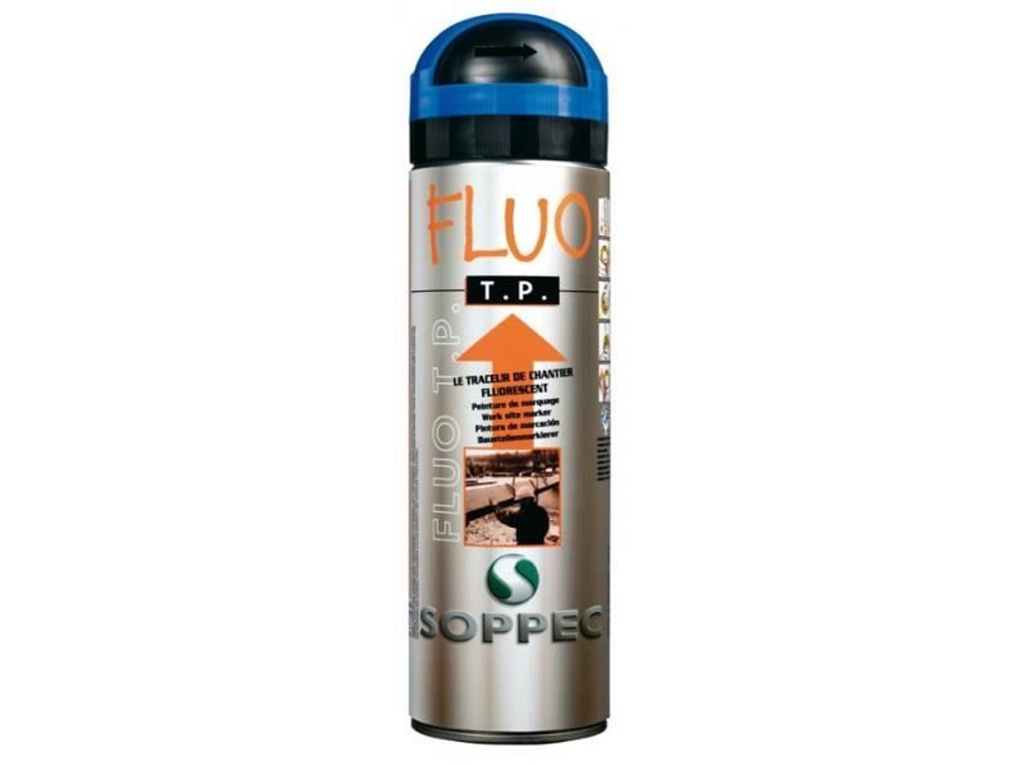 Rotulador Construccion Fluo Tp 500Ml Azul SOPPEC 141519O