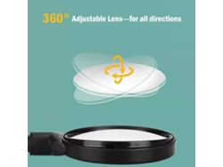 Espejo Retrovisor Para Bicicletas Y Motocicletas Con Soporte Flexible Giratorio De 360° Para Manillar.