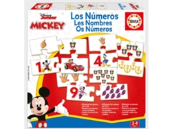 Juego Educativo EDUCA Los Numeros Mickey & Friends (Edad Mínima: 3 Años - 22,5 x 22,5 x 4,7 cm)
