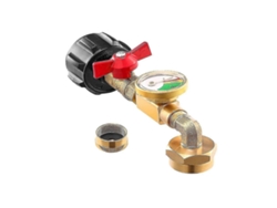 Adaptador de codo para recarga de propano Qcc1 con indicador de nivel de propano, adaptador de recarga de propano de 90 grados con Hengjian