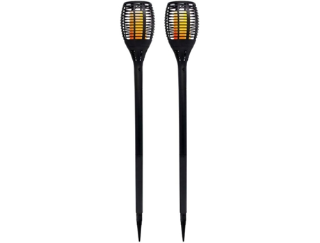 Iluminación Decorativa LUMI JARDIN (Negro - Plástico - 12x80 cm)