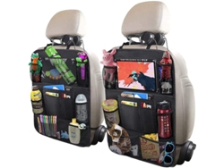 2026altiro-organizador Para El Asiento Trasero Del Coche Con Soporte Para Tablet De 10'', 9 Bolsillos, Protectores Para Asientos Infantiles, 2 Unidades.