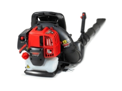 Soplador de hojas Synergy con mochila cómoda, motor de gasolina de 43 cc y 1,6 hp (2 tiempos), velocidad de 290 km/h, refrigerado por aire.