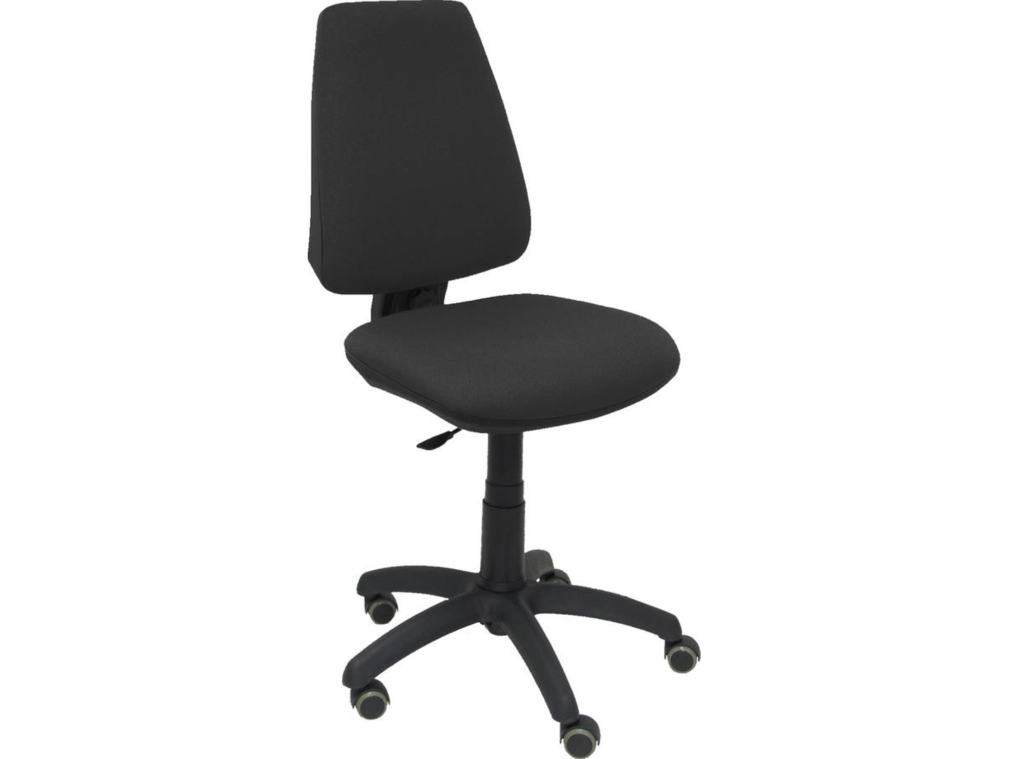 Silla de Escritorio Operativa PYC Elche CP Negro RP con ruedas antiarañazos (Sin Brazos - Tejido)