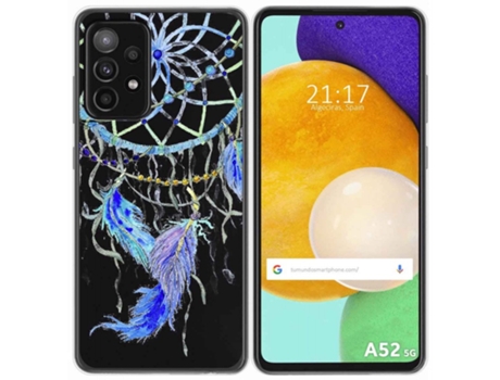 Carcasa Samsung Galaxy A52 / A52 5G / A52s 5G TUMUNDOSMARTPHONE Dibujos Transparente Multicolor