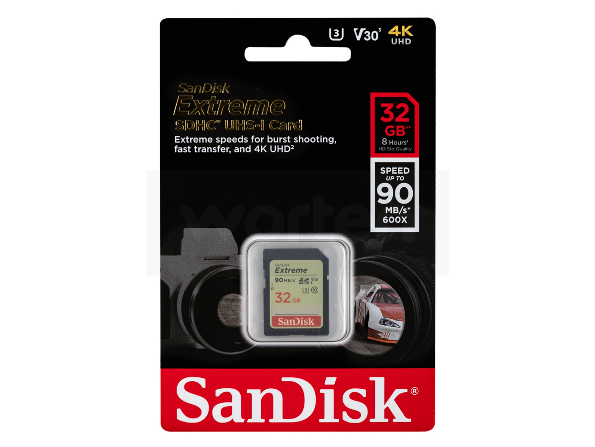 Tarjeta SD SANDISK Extreme 32GB 90MB/S V30