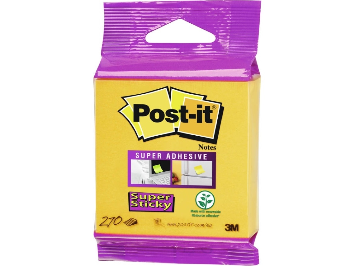 Bloc de Notas 3M Post-It (270 Hojas - Amarillo)