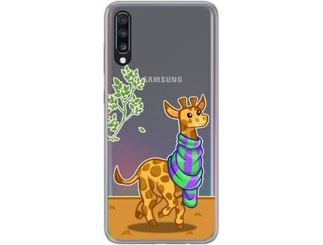 Carcasa Samsung Galaxy A70 TUMUNDOSMARTPHONE Jirafa Multicolor