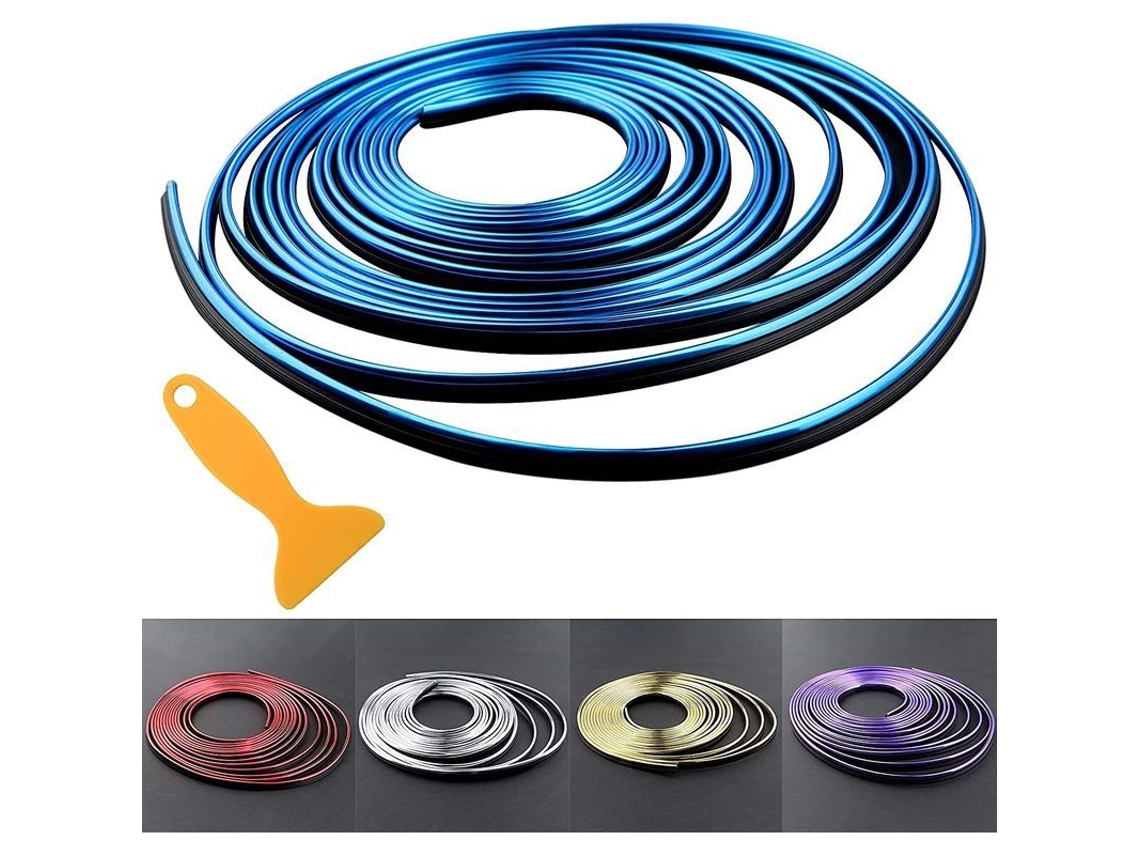 Tiras Decorativas Para El Interior Del Coche - 5 M/16,4 Pies, Relleno De Huecos Universal, Accesorio Decorativo Flexible