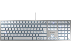 Teclado CHERRY KC 6000 Slim (Con Cable - Layout US - Teclado Numérico)
