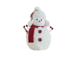 Muñeca de espuma navideña de 20 cm, muñeca decorada con muñeco de nieve