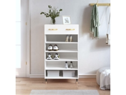 Zapatero Organizador 60X35X105 Cm Derivados de Madera Blanco