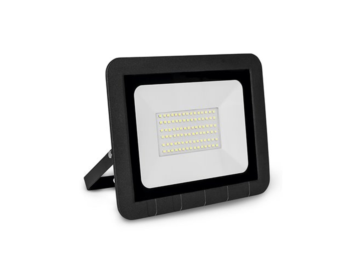 Proyector Led Plano Negro MATEL Ip65 50W Cálido