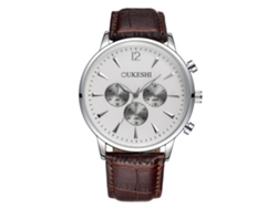 Reloj De Pulsera Analógico Para Hombre Con Correa De Pu De Moda Negocios Cuadrante Redondo