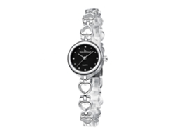 Relógio Feminino Cmk De Liga Com Pulseira De Aço Inoxidável Design Simples Dourado Rosa