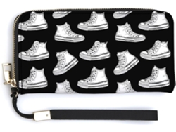 Cartera Cuero Con Cremallera Para Mujer Diseño Estampado