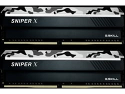 Memoria RAM DDR4 G.SKILL F4-3200C16D-16GSXWB (2 x 8 GB - 3200 MHz - CL 16 - Negro)