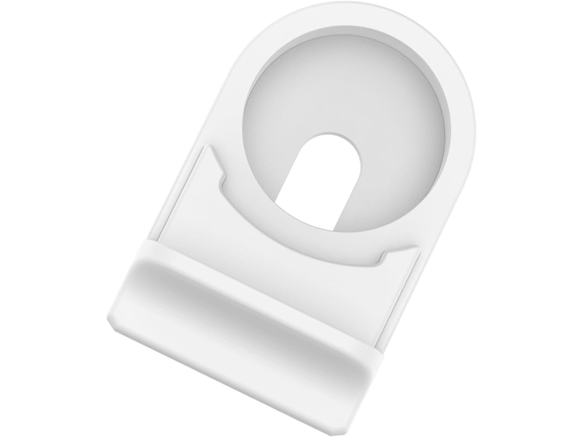 Cargador inalámbrico para reloj, base de silicona flexible con protección contra sobrecargas, portátil para la oficina y viajes. Jortmrd