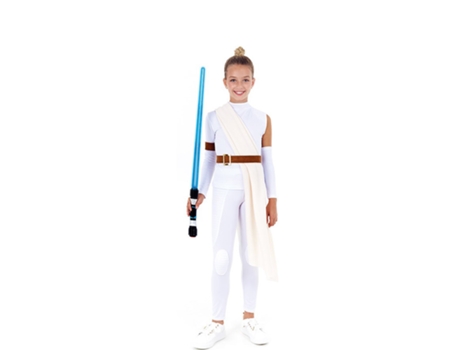Disfraz de Niña PARTILANDIA princesa guerrera estrella blanca (Tam.: 5-6 anos)