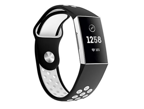 Correa De Reloj Inteligente Para Fitbit Charge 3, Tamaño De Correa De Reloj: 145-210 Mm, Color Blanco VENISYMLIS