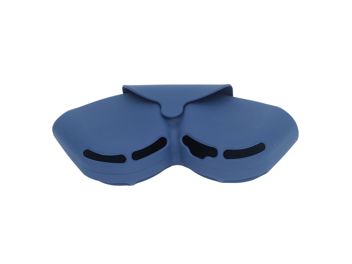 Capa Protetora Para Fones De Ouvido Over-ear Ios Silicone Resistente A Arranhões Azul