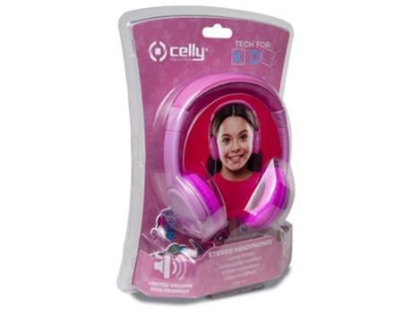 Auriculares estéreo con cable para niños Celly